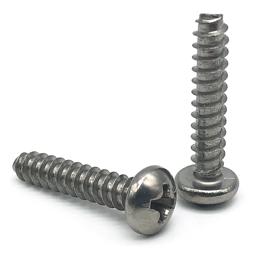 Chuanghe - China wholesale security pan head screws slotted cross recessed captive m3 m4x60 mm M6 m7 m9 zinc round wood self tapping screw Pan head screw 1