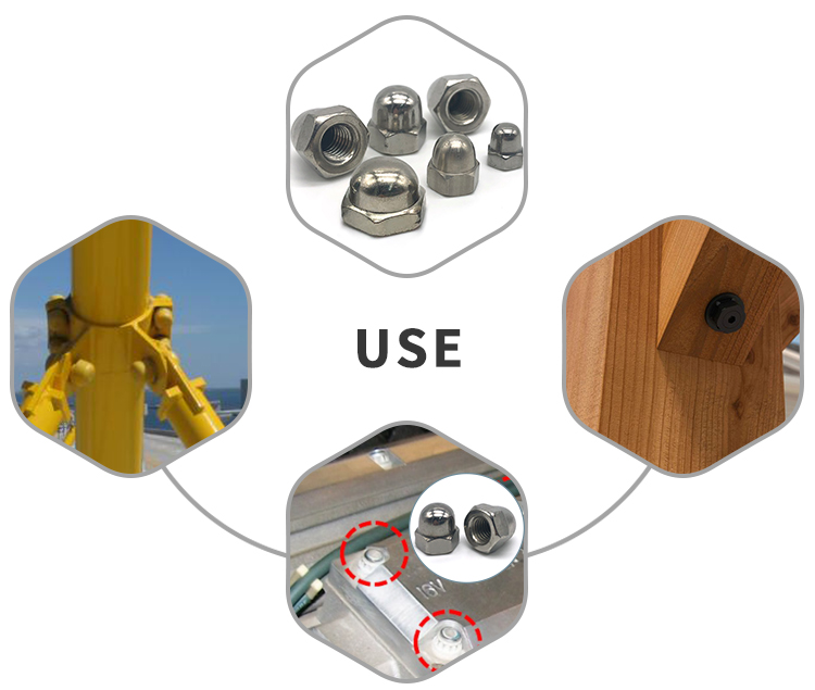 Chuanghe - Hardware Materials hex dome nut cap nut 9