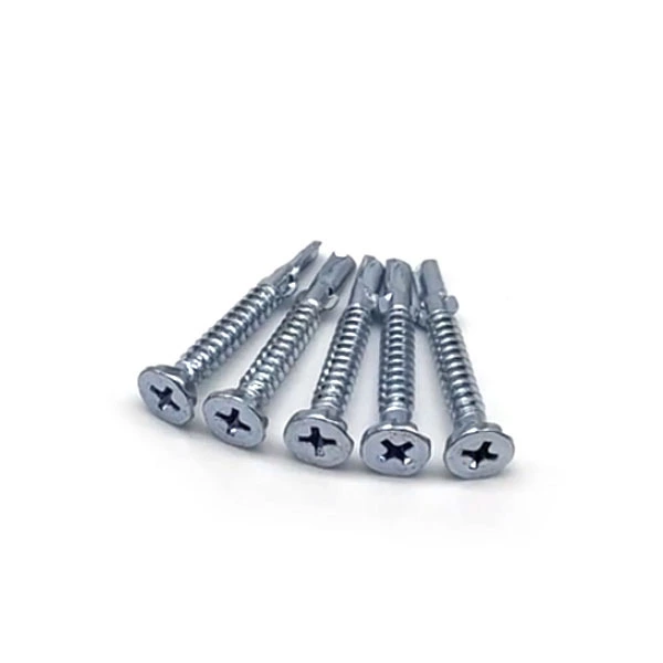 Chuanghe - Special Customization Zinc Plated Phillips Countersunk Head with Ribs and Wing Self-Drilling Screws Self drilling screw 1