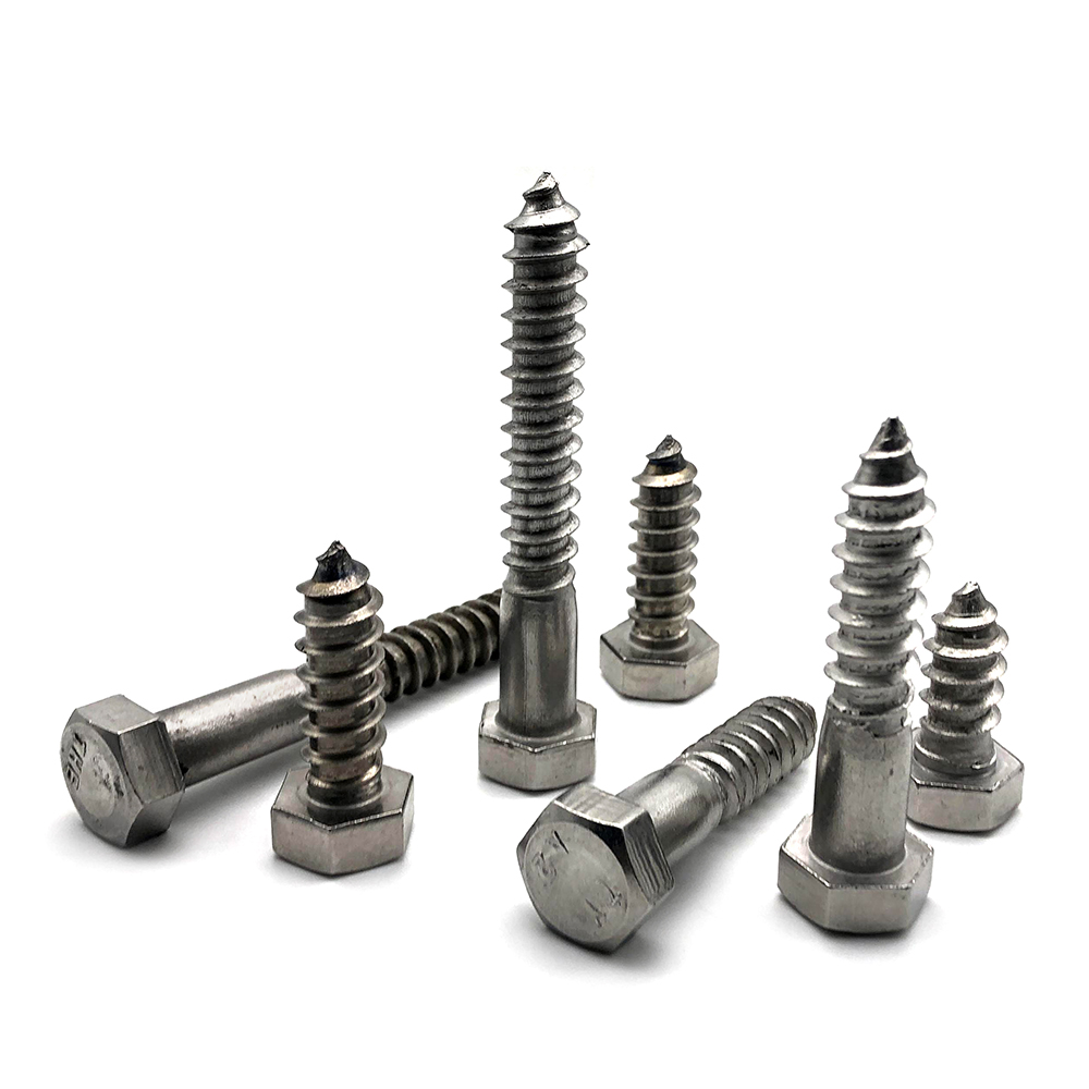Chuanghe - China Factory Nickel plated self tapping Timber hexagonal Wood Screws Din 571 Hex Lag Screws Self-tapping screw 5