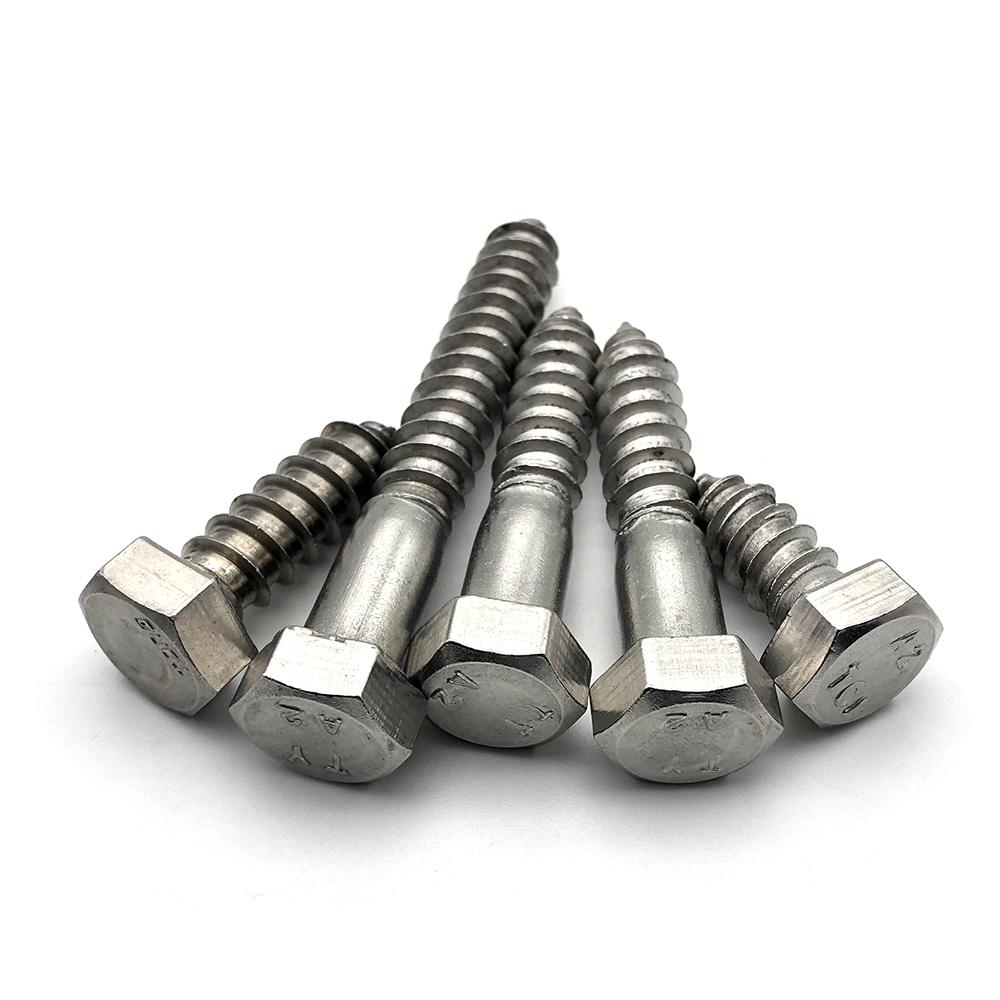Chuanghe - China Factory Nickel plated self tapping Timber hexagonal Wood Screws Din 571 Hex Lag Screws Self-tapping screw 7