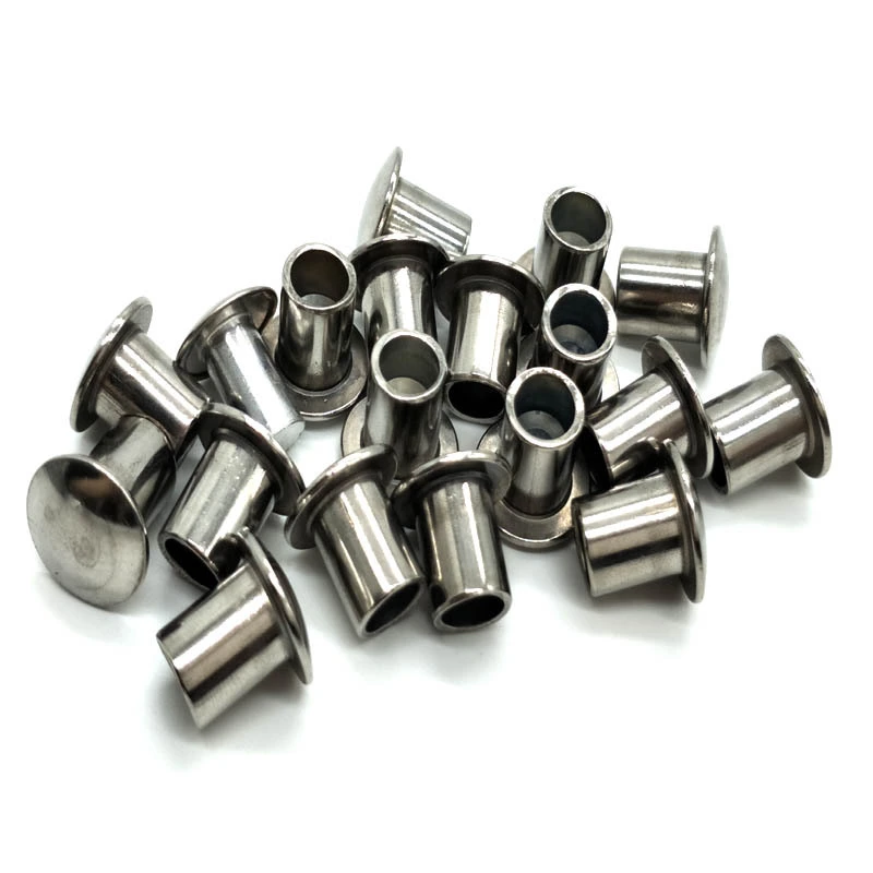 Chuanghe - China manufacturer Stainless Steel M4 Flat head hollow step rivet tubular rivet/hollow rivet1 1