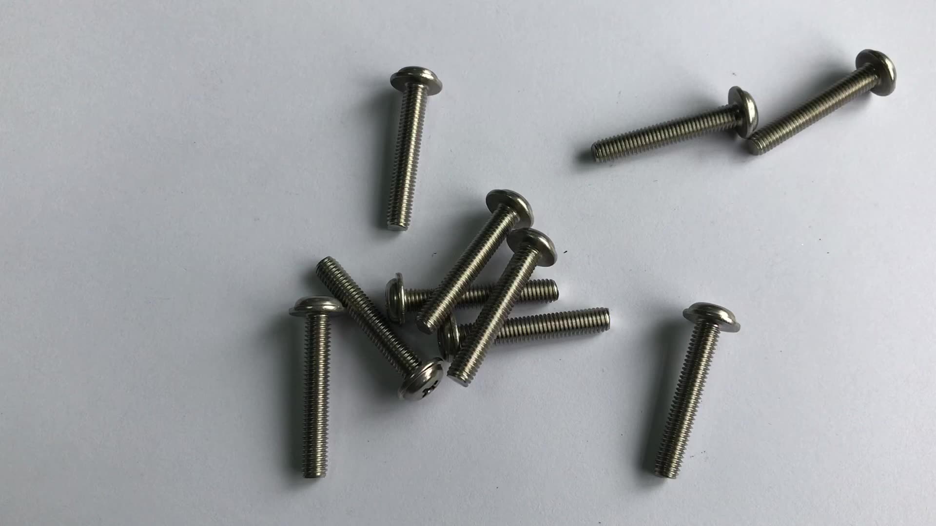 Chuanghe - DIN 967 Cross Slotted Pan Head Machine Thread Screw with Collar/Washer Pan head screw 2