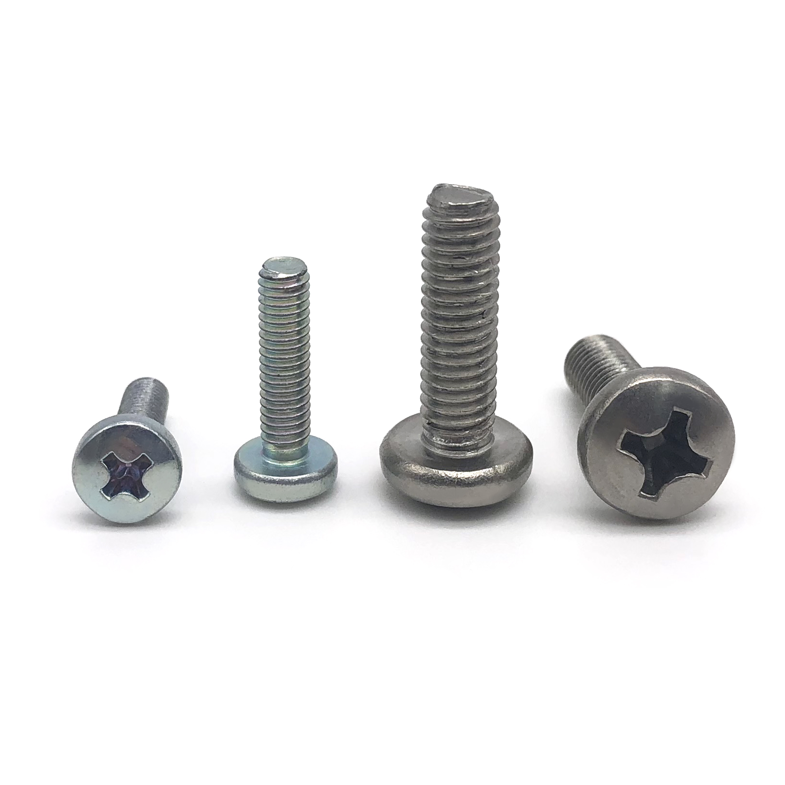 Chuanghe - DIN 967 Cross Slotted Pan Head Machine Thread Screw with Collar/Washer Pan head screw 10
