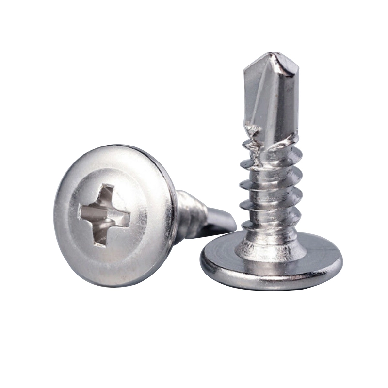 Chuanghe - Stainless steel ss410 self drilling screw a4 zinc phillips truss head drilling screw m12 din wafer head self drilling screws Self drilling screw 1
