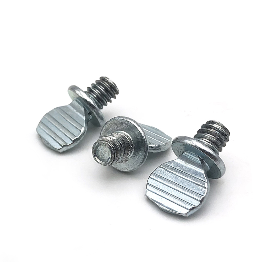Chuanghe - Factory Price M8 Galvanized steel Round Spade Head Thumb Screw Thumb screw 3