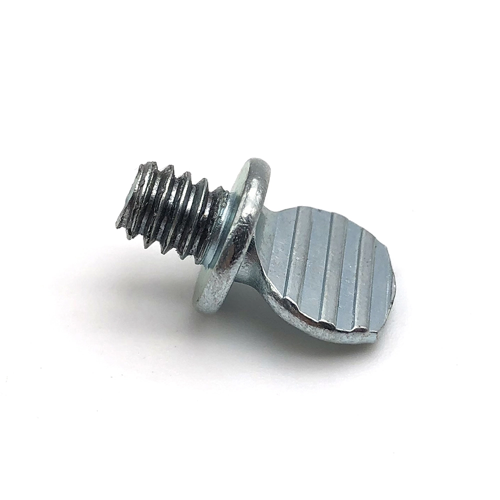 Chuanghe - Factory Price M8 Galvanized steel Round Spade Head Thumb Screw Thumb screw 1