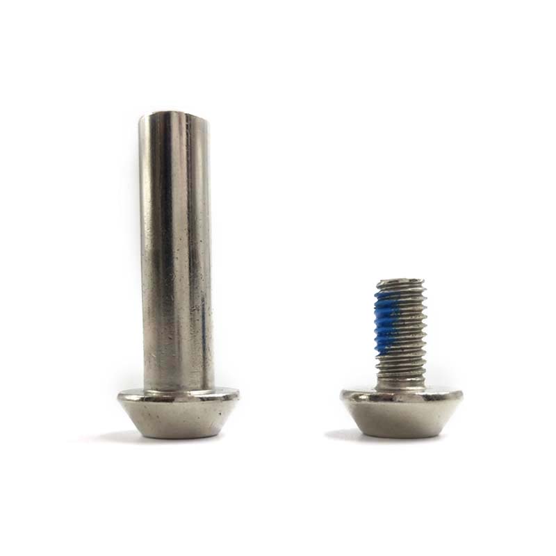 Chuanghe - M3 M4 M5 M6 M8 M10 M12 Stainless Steel 304 Wood Furniture Metal Sheet Book Leather Rivet Barrel Nut Torx Pin Chicago Screw Chicago screw 3