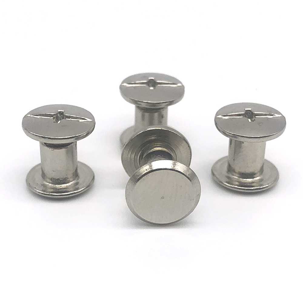 Chuanghe - M3 M4 M5 M6 M8 M10 M12 Stainless Steel 304 Wood Furniture Metal Sheet Book Leather Rivet Barrel Nut Torx Pin Chicago Screw Chicago screw 4