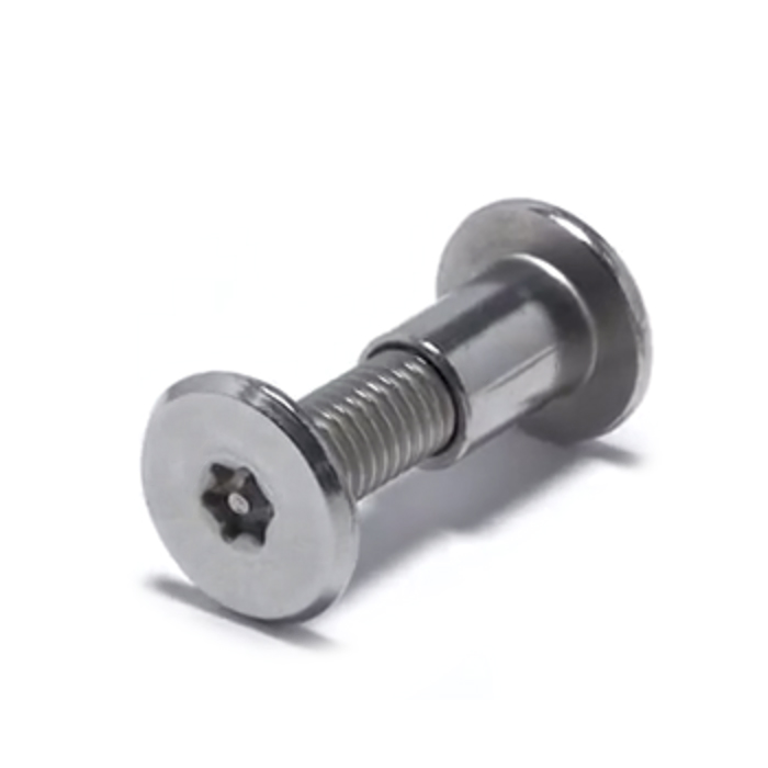 Chuanghe - M3 M4 M5 M6 M8 M10 M12 Stainless Steel 304 Wood Furniture Metal Sheet Book Leather Rivet Barrel Nut Torx Pin Chicago Screw Chicago screw 1