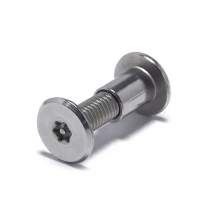 Chuanghe - M3 M4 M5 M6 M8 M10 M12 Stainless Steel 304 Wood Furniture Metal Sheet Book Leather Rivet Barrel Nut Torx Pin Chicago Screw Chicago screw 1