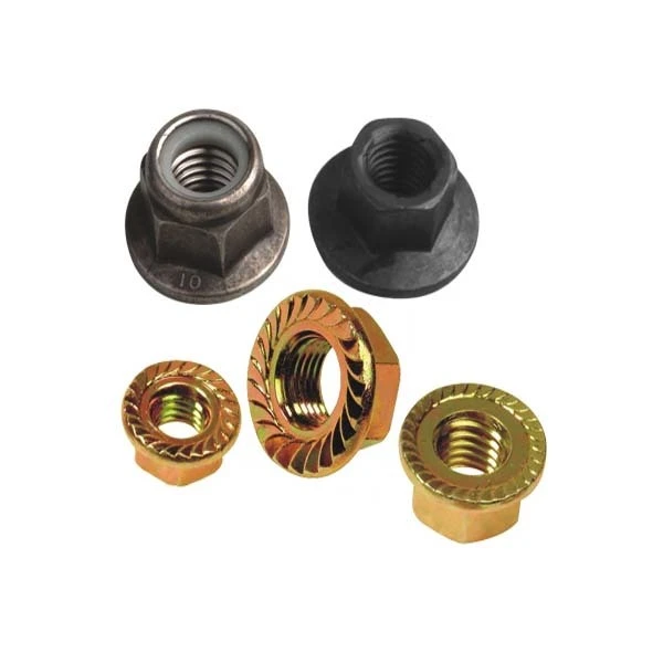 Chuanghe - 3/4 inch Grade5 M18 M10 M8 M7 Zinc Plated Flange Castle Nuts Stainless Steel M7 Hex Cap Flange Nut flange nut 1
