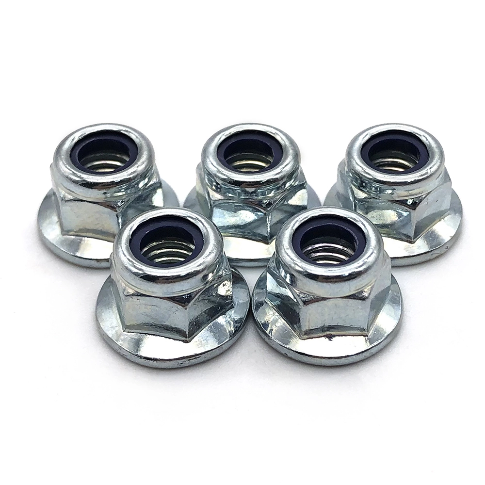 Chuanghe - DIN6926 Flange Nylock Inserted Hex Nut Ss304 A2 A4 316 stainless steel flange nylon lock nut flange nut 1