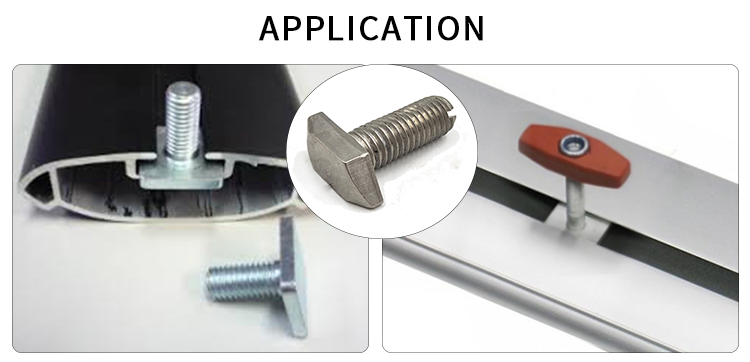 Chuanghe - China Factory Carbon Steel Color Zinc Plated M5 M6 M8 Square Hammer Head T Bolt Fastener t bolts 10