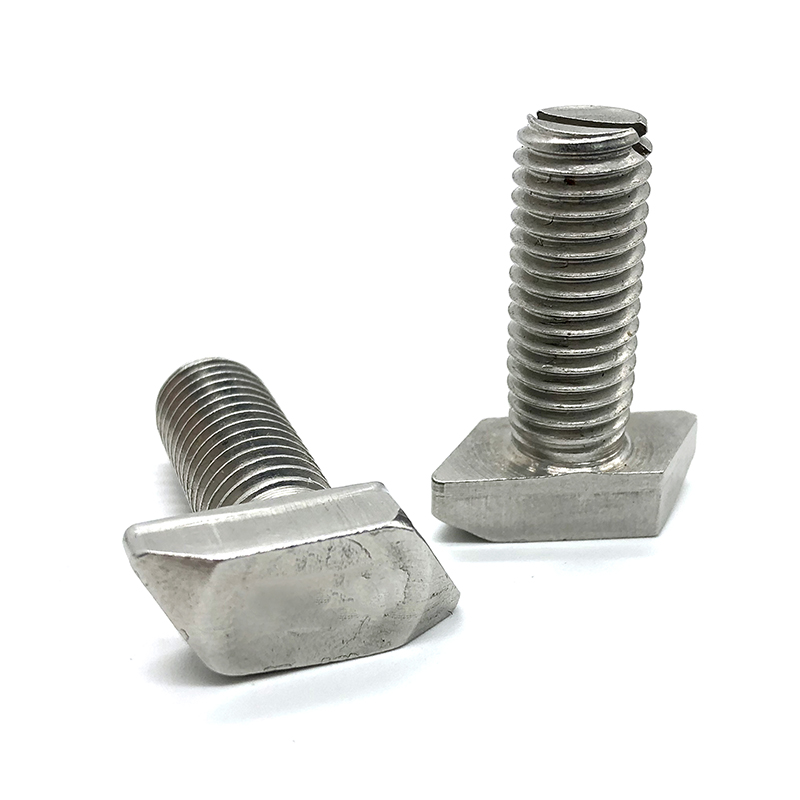 Chuanghe - M5 M6 M8 M10 Stainless Steel Flat Square Head Screw Bolt 17mm ss304 ss316 Square Bolt t bolts 10