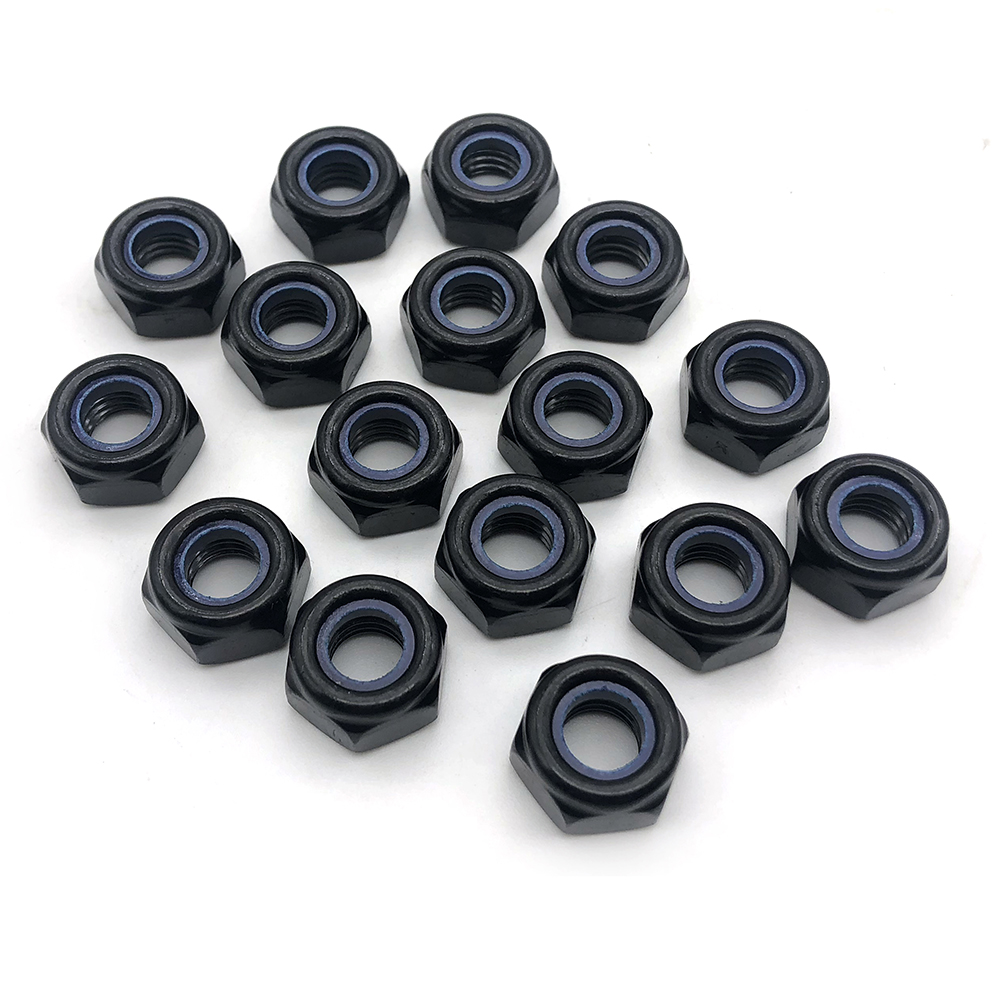 Chuanghe - Steel Zinc 10-32 5/16-28 Unf Thin M2 Nylon Insert Lock Screw Hex Nuts lock nut 4