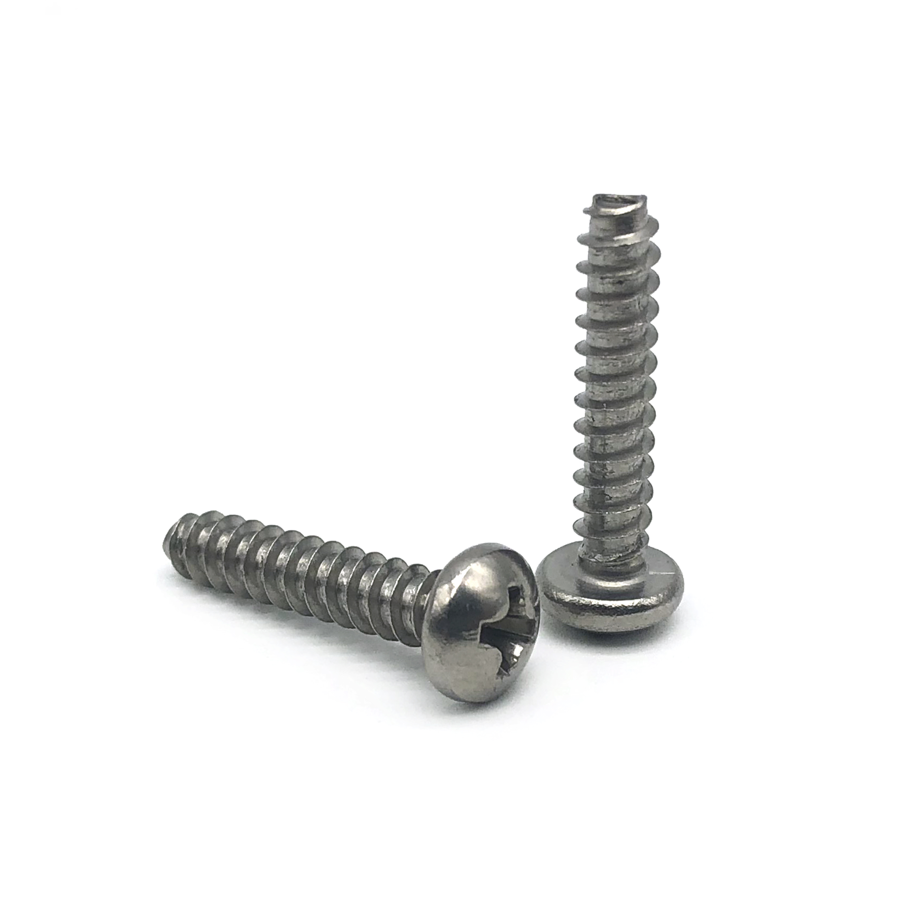 Chuanghe - Polished surface treatment silver plated stainless steel machine truss head screw din967 Pan head screw 12