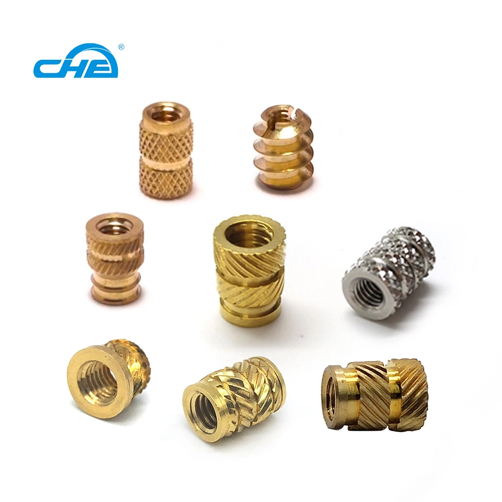 Chuanghe - China Wholesale stainless steel threaded insert nut brass knurled nut 3/8 m2 m3 m4 m5 m6 6.3mm 10mm thread brass insert thread insert 1