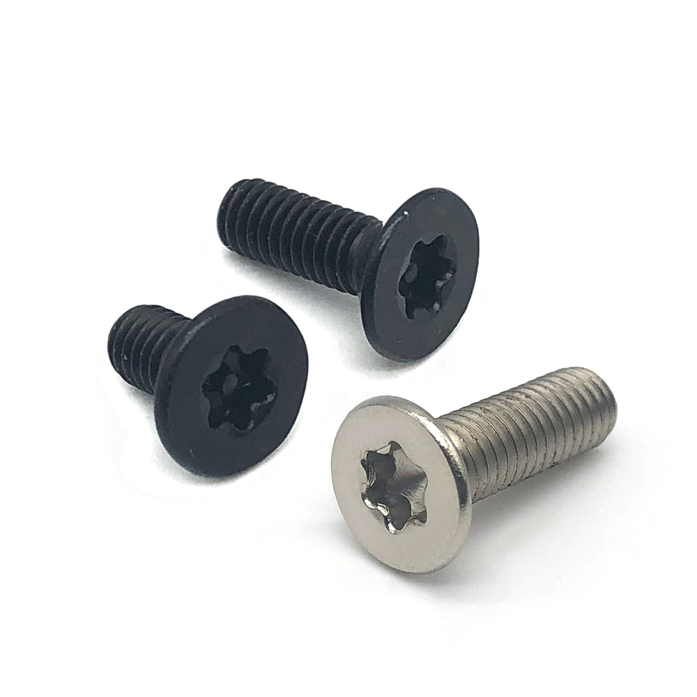 Chuanghe - M2M2.5M3M4M5M6M8M10304 stainless steel Six Lobe Torx Flat Countersunk Head with Pin Tamper Proof Anti Theft Bolt Security Screw Anti-theft screw 1