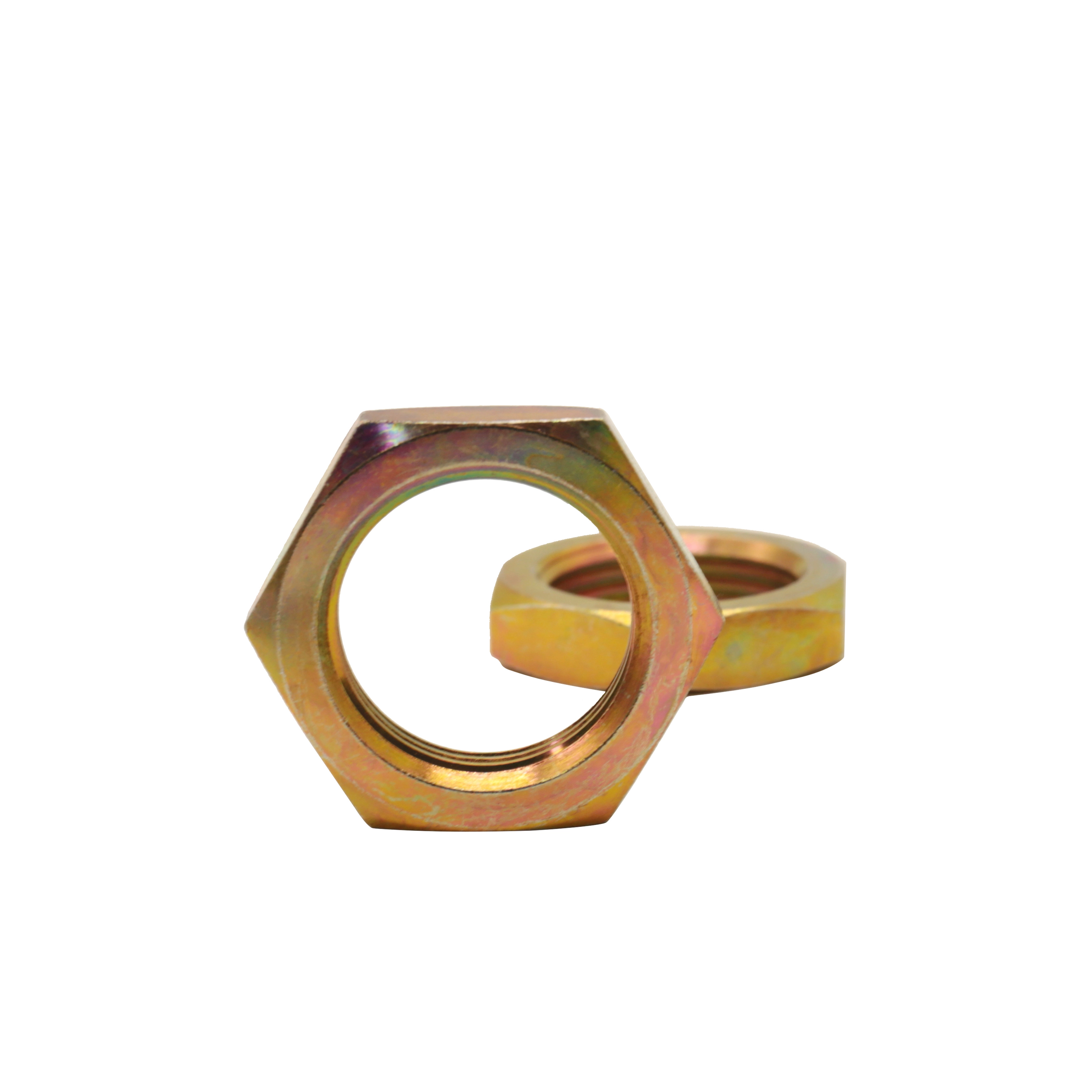 Chuanghe - China manufacturing custom cnc din 439 zinc plated hexagon thin nut 3mm 8mm 75 mm m3 m4 m7 m10 m20 lock thin brass hex nut hex nut 1