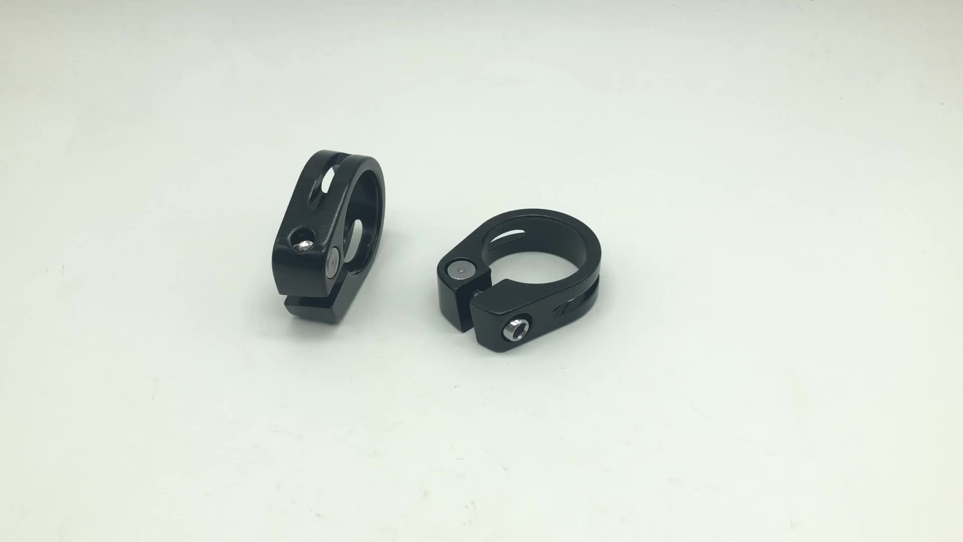 Chuanghe - China wholesale clamp black red blue pink 36.4 35mm 34.9 mm 36.4 mm 38.6 mm mtb bike seatpost clamp bicycle clamp 2