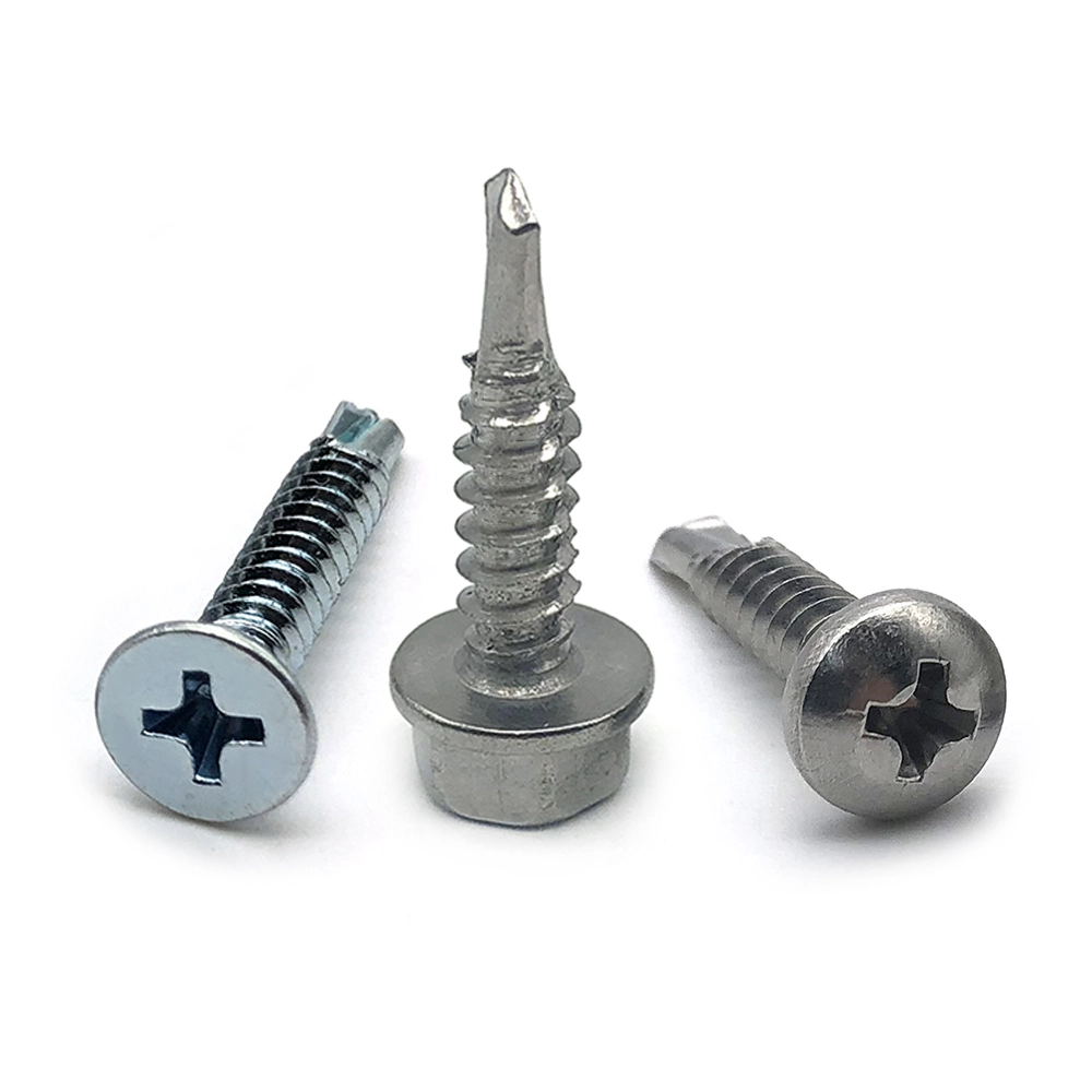 Chuanghe - China wholesale galvanised metal hexagon head for wood stainless steel hex self drilling screw with rubber washers roofing screw Self drilling screw 1