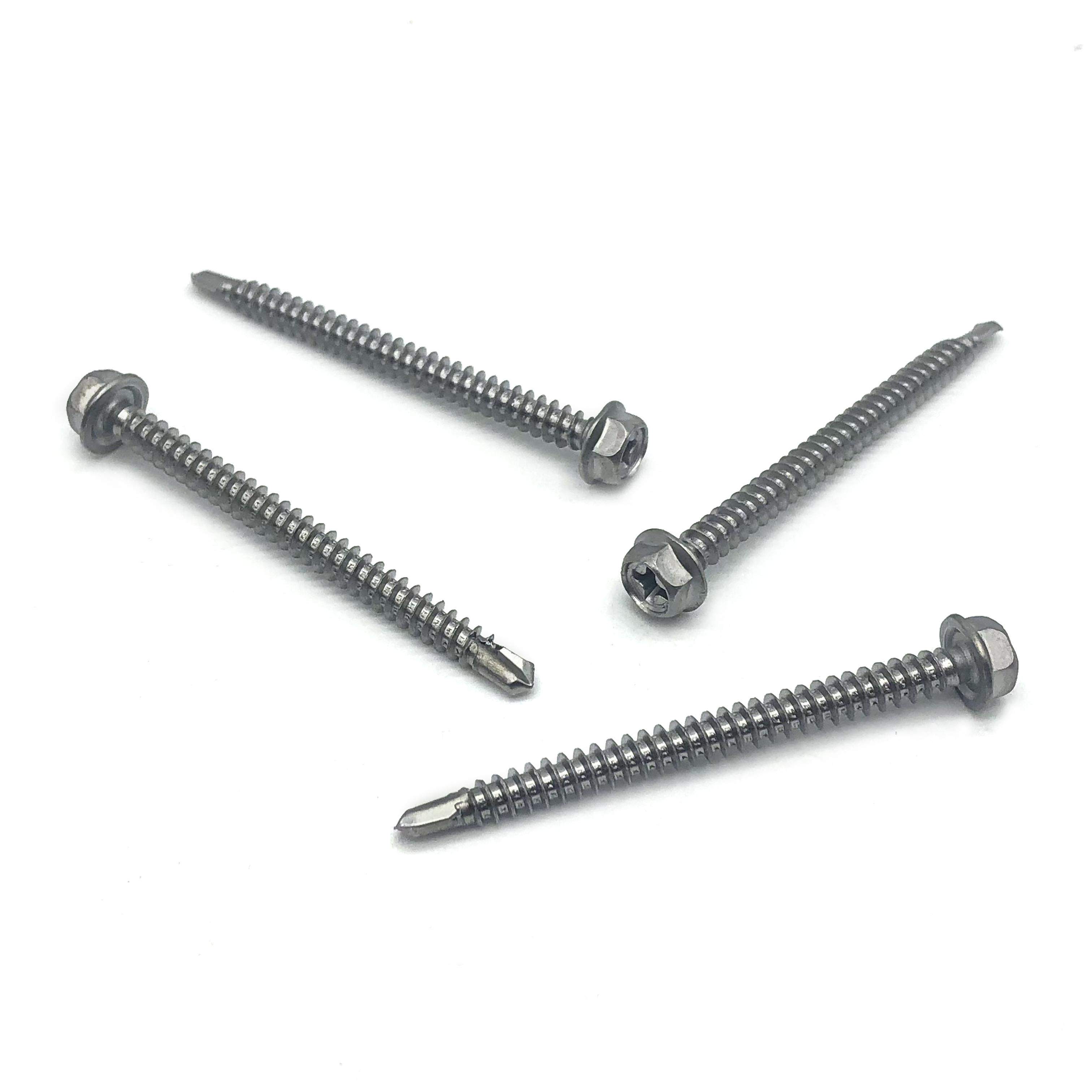 Chuanghe - China wholesale galvanised metal hexagon head for wood stainless steel hex self drilling screw with rubber washers roofing screw Self drilling screw 7