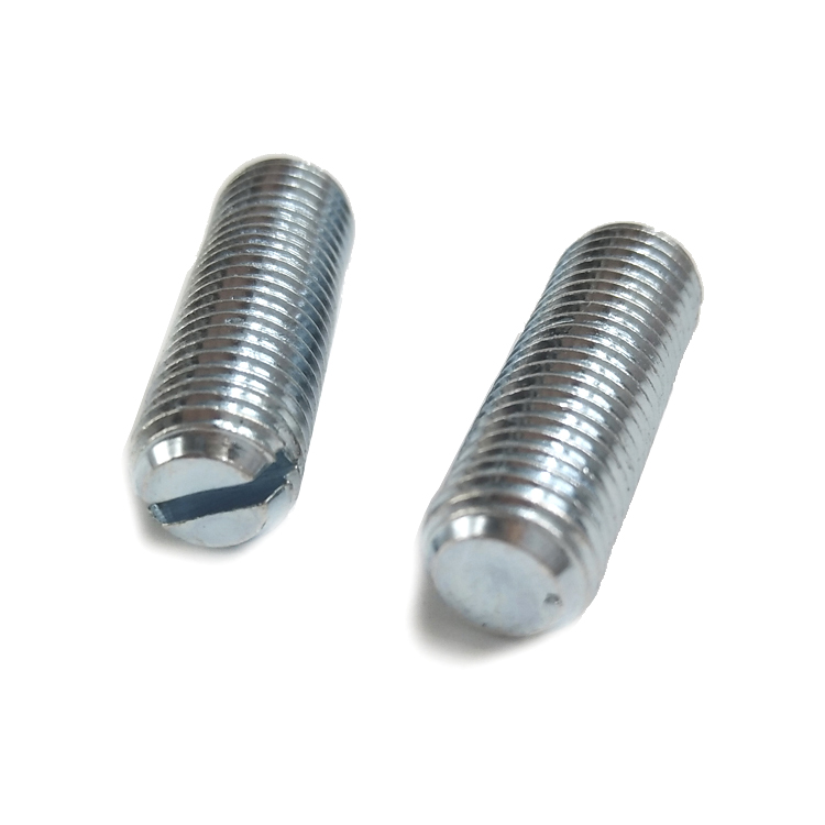 Chuanghe - OEM customized steel Zinc Plated m2 m3 m4 m5 small grub slotted set screw hexagon socket set screws with flat point Set screw 1