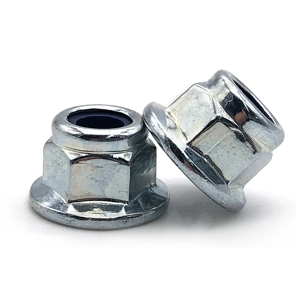 Chuanghe - Flanged Nuts M10 Low Profile Unc Serrated Hex Zinc Plated Colorful Flange Nylon Lock Nut flange nut 1