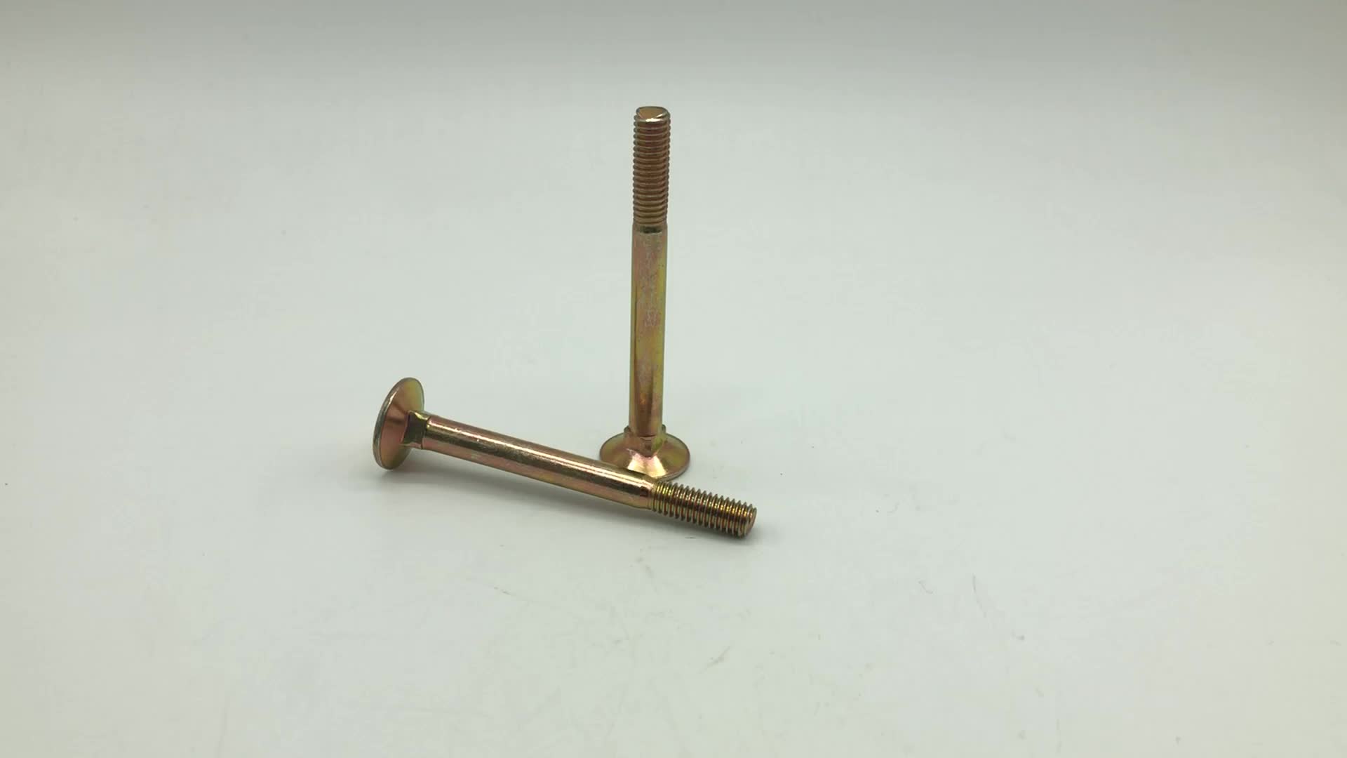 Chuanghe - slotted round head bolts mushroom head coach carriage bolts black 4.8 6.8 8.8 10.9 grade Carriage bolt 2