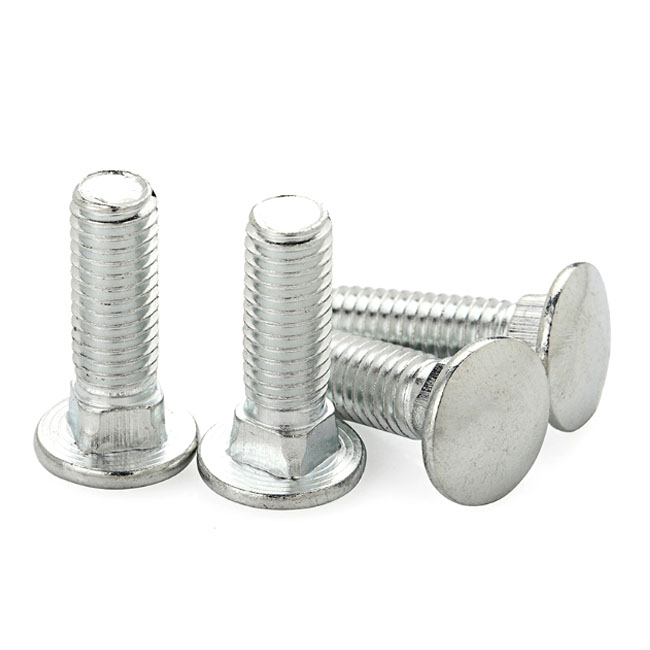 Chuanghe - slotted round head bolts mushroom head coach carriage bolts black 4.8 6.8 8.8 10.9 grade Carriage bolt 3