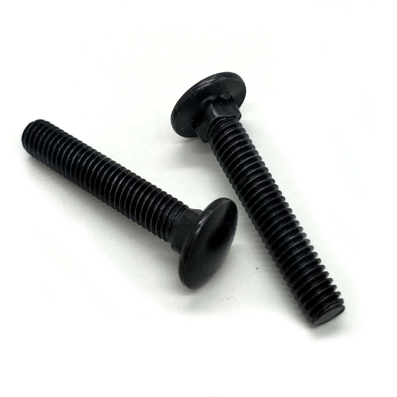 Chuanghe - slotted round head bolts mushroom head coach carriage bolts black 4.8 6.8 8.8 10.9 grade Carriage bolt 7