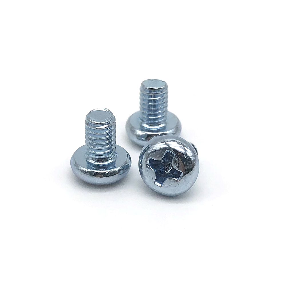 Chuanghe - DIN JIS ISO Stainless Steel Phillips Pan Head Machine Fastener Screw Cross Recessed Screws Pan head screw 3