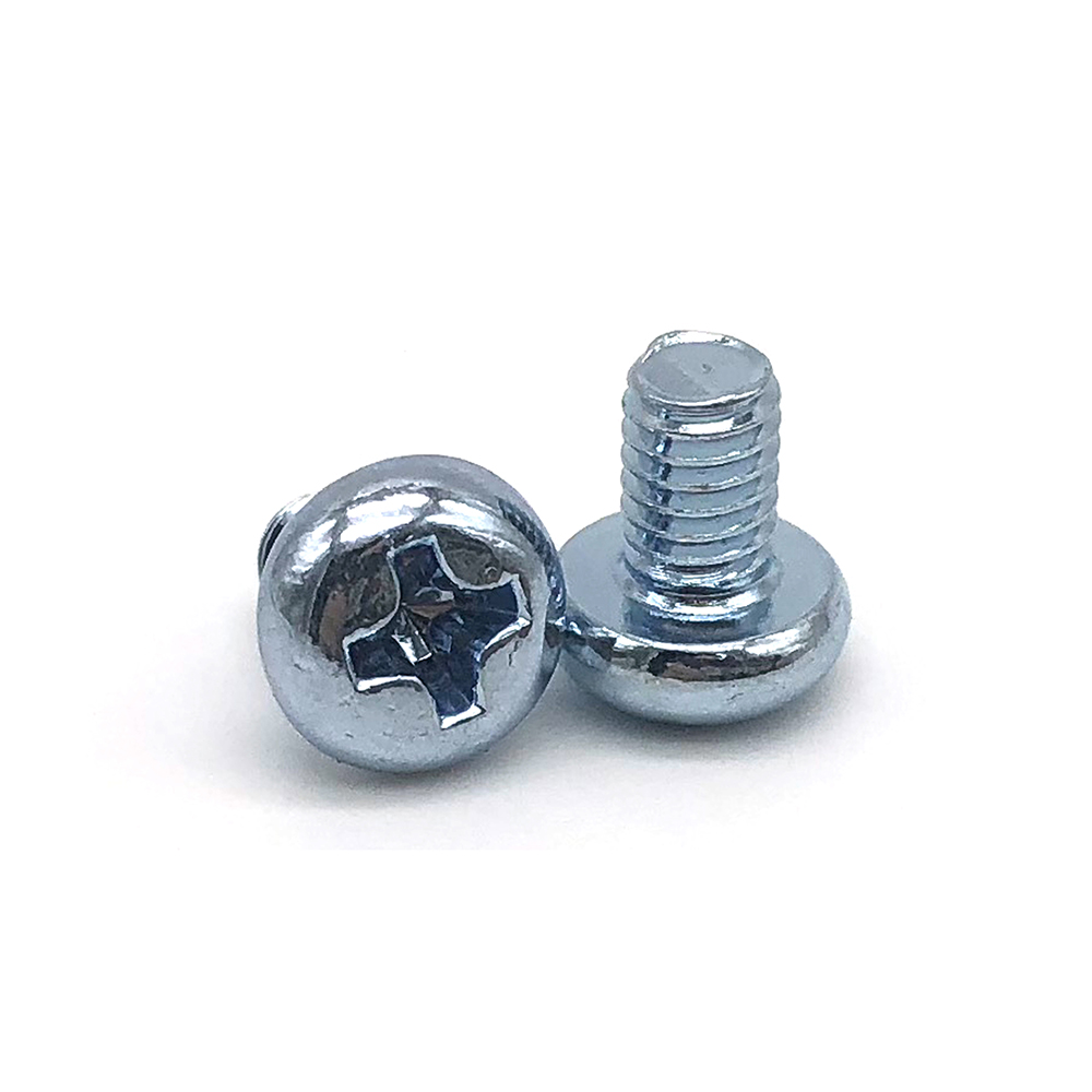 Chuanghe - DIN JIS ISO Stainless Steel Phillips Pan Head Machine Fastener Screw Cross Recessed Screws Pan head screw 6