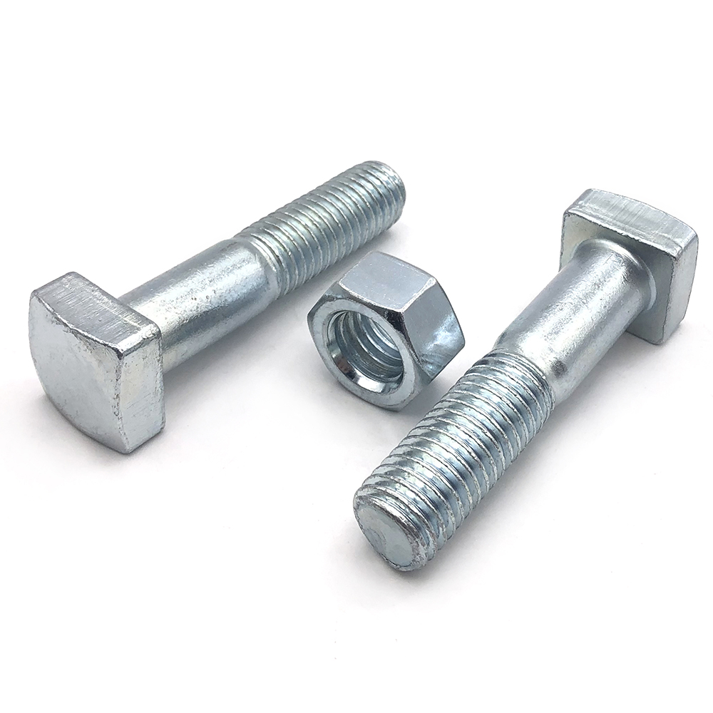 Chuanghe - M5 M6 M8 M10 Stainless Steel Flat Square Head Screw Bolt 17mm ss304 ss316 Square Bolt t bolts 9