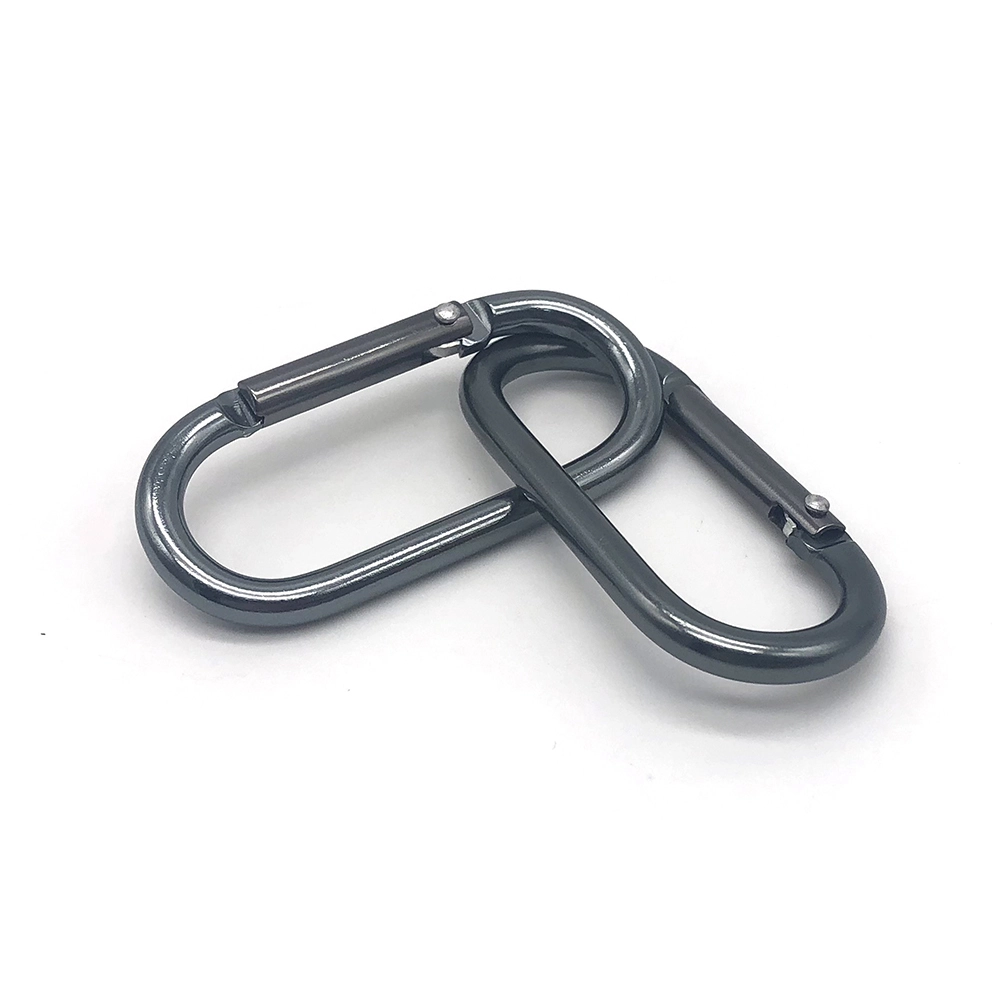Chuanghe - Wholesale Metal oval carabiner clasp 25KN 22kn 2kn alloy steel aluminum Carabiner 8*80 camping carabiner Carabiner 1