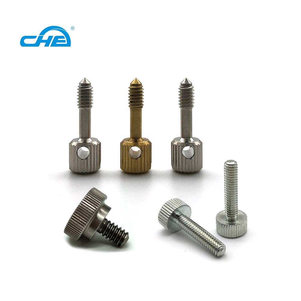Chuanghe - High precision ss m4 thumb screw m3 m7 knurled screws round slotted head screw Thumb screw 1