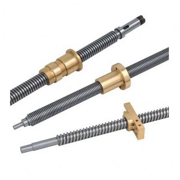 Chuanghe - 8mm lead screw Tr8*8 2mm pitch 4 starts metric lead screw with anti backlash brass nut ball lead screw 1