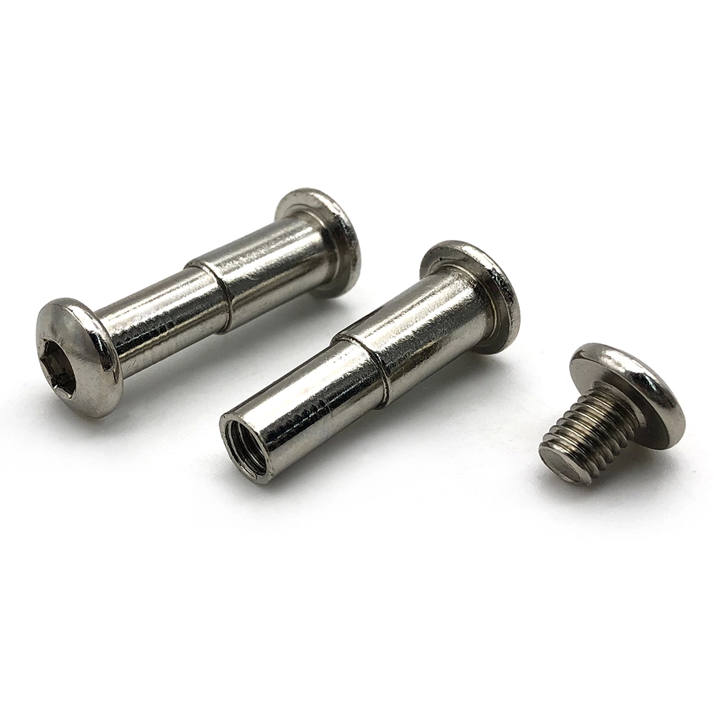 Chuanghe - China custom special furniture Connector bolts m6 Stainless Steel flat head book binding chicago screws Chicago screw 1