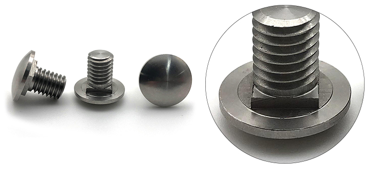 Chuanghe - Stainless steel 201 304 316 m10 cup head short square neck carriage bolt with large head Carriage bolt 9