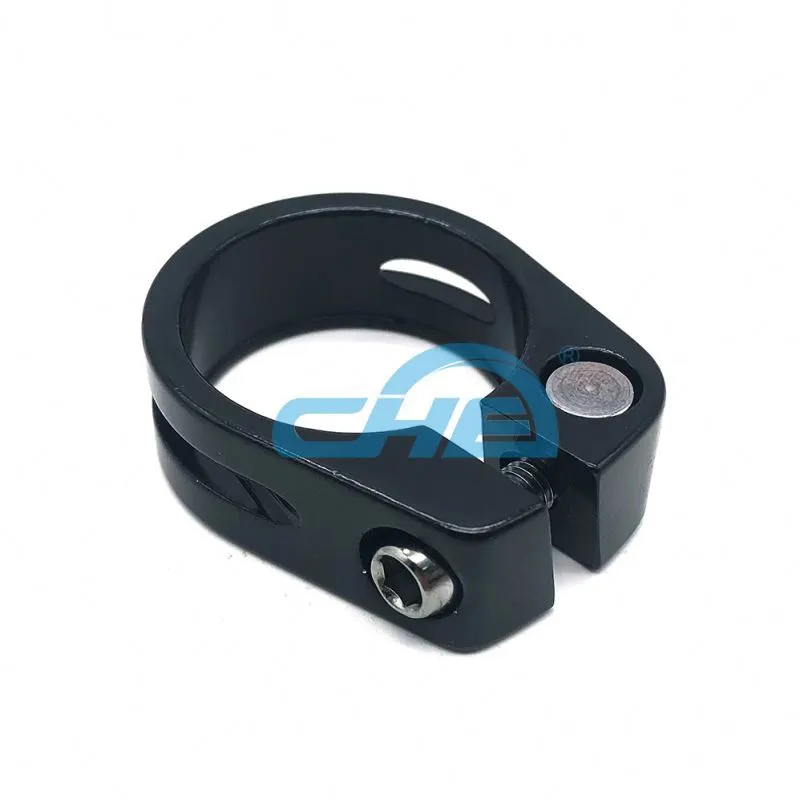 Chuanghe - Wholesale Custom CNC Machining Aluminium bike seatpost Parts 28.6 mm bicycle seat clamp bicycle clamp 1