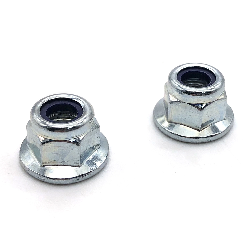 Chuanghe - M6 Nylon 304 Stainless Steel Flange Nut Inserts Hex Lock Nuts flange nut 1