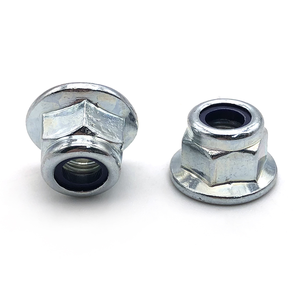 Chuanghe - M6 Nylon 304 Stainless Steel Flange Nut Inserts Hex Lock Nuts flange nut 6