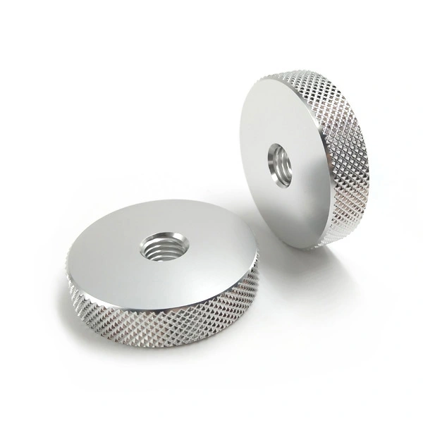 Chuanghe - China wholesale OEM high precision stainless steel brass thread thin type flat Insert nut cnc machined round knurled thumb nut thumb nut 1