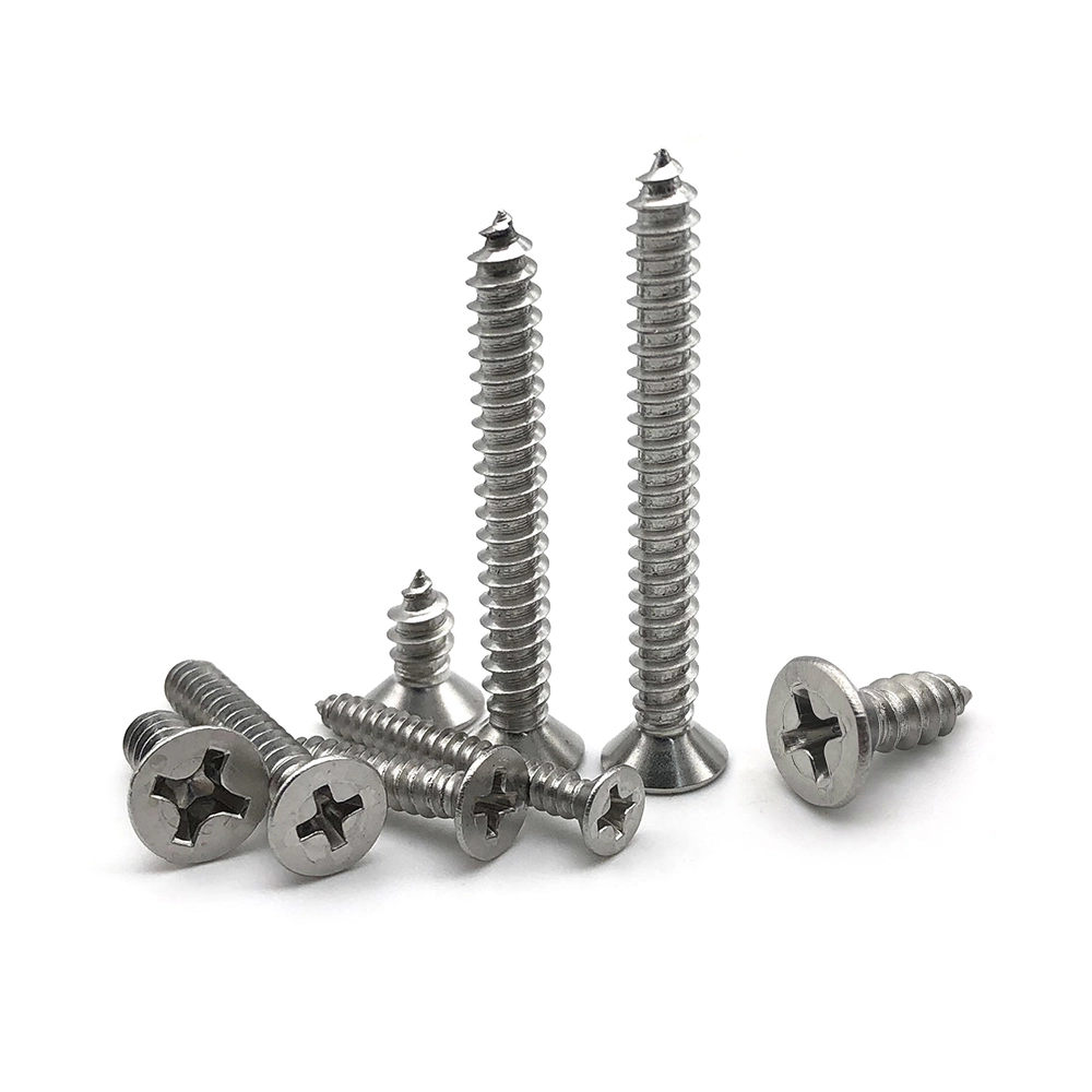 Chuanghe - Factory metal stainless steel countersunk head self tapping screws DIN 7982 Self-tapping screw 1