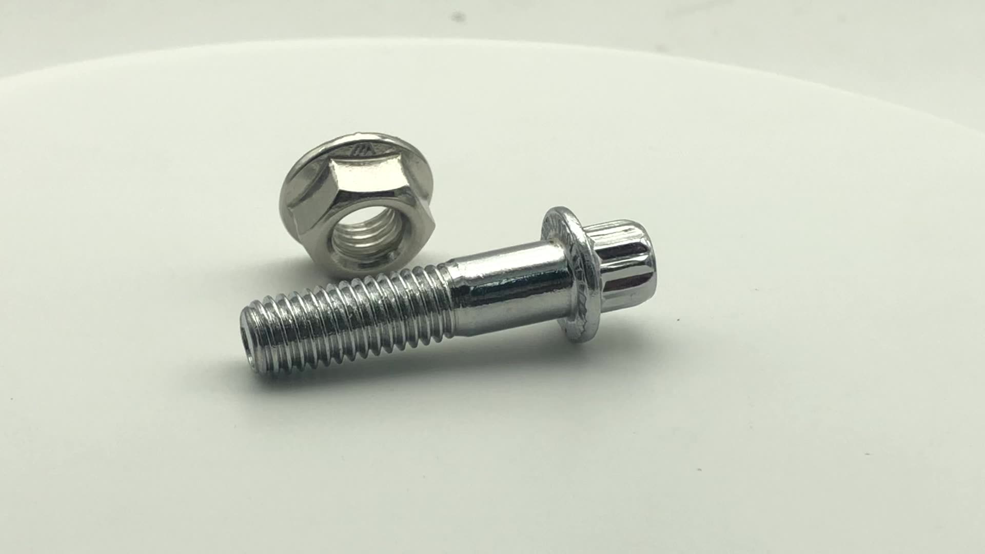 Chuanghe - Gr5 titanium hex flange nut 8mm m4 m6 m7 m7x32mm m8 12 point flange bolt and nut flange bolts 2