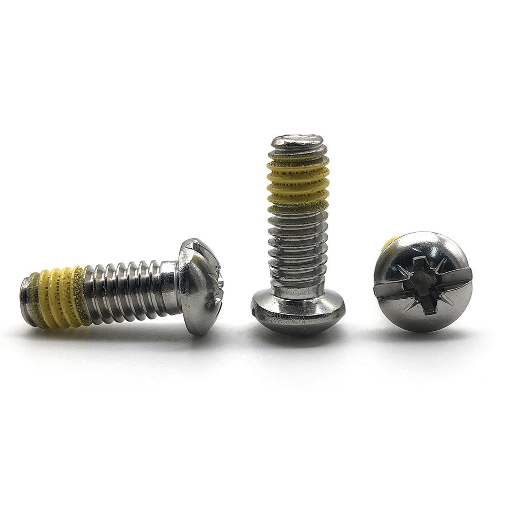 Chuanghe - 3mm 4mm 5mm 6mm Stainless Steel Head Pan Head Socket Head Machine Screws with nylon patch Pan head screw 5