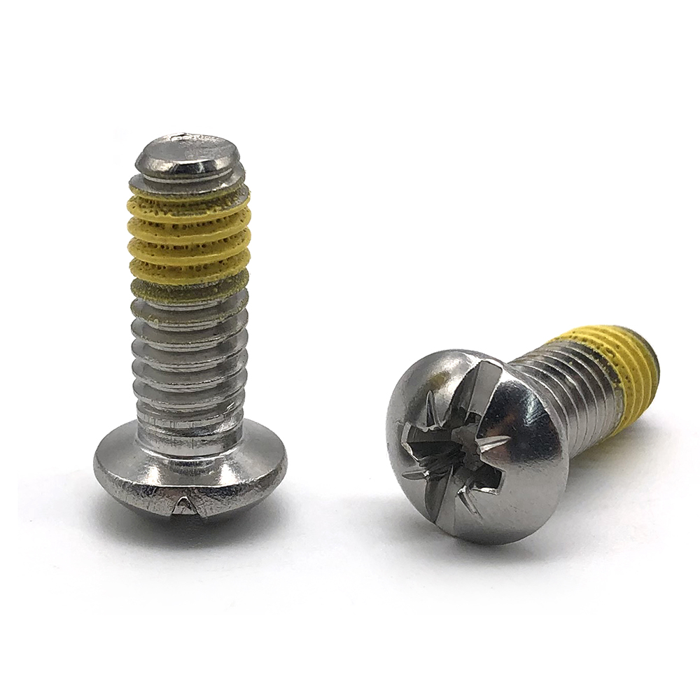 Chuanghe - 3mm 4mm 5mm 6mm Stainless Steel Head Pan Head Socket Head Machine Screws with nylon patch Pan head screw 7