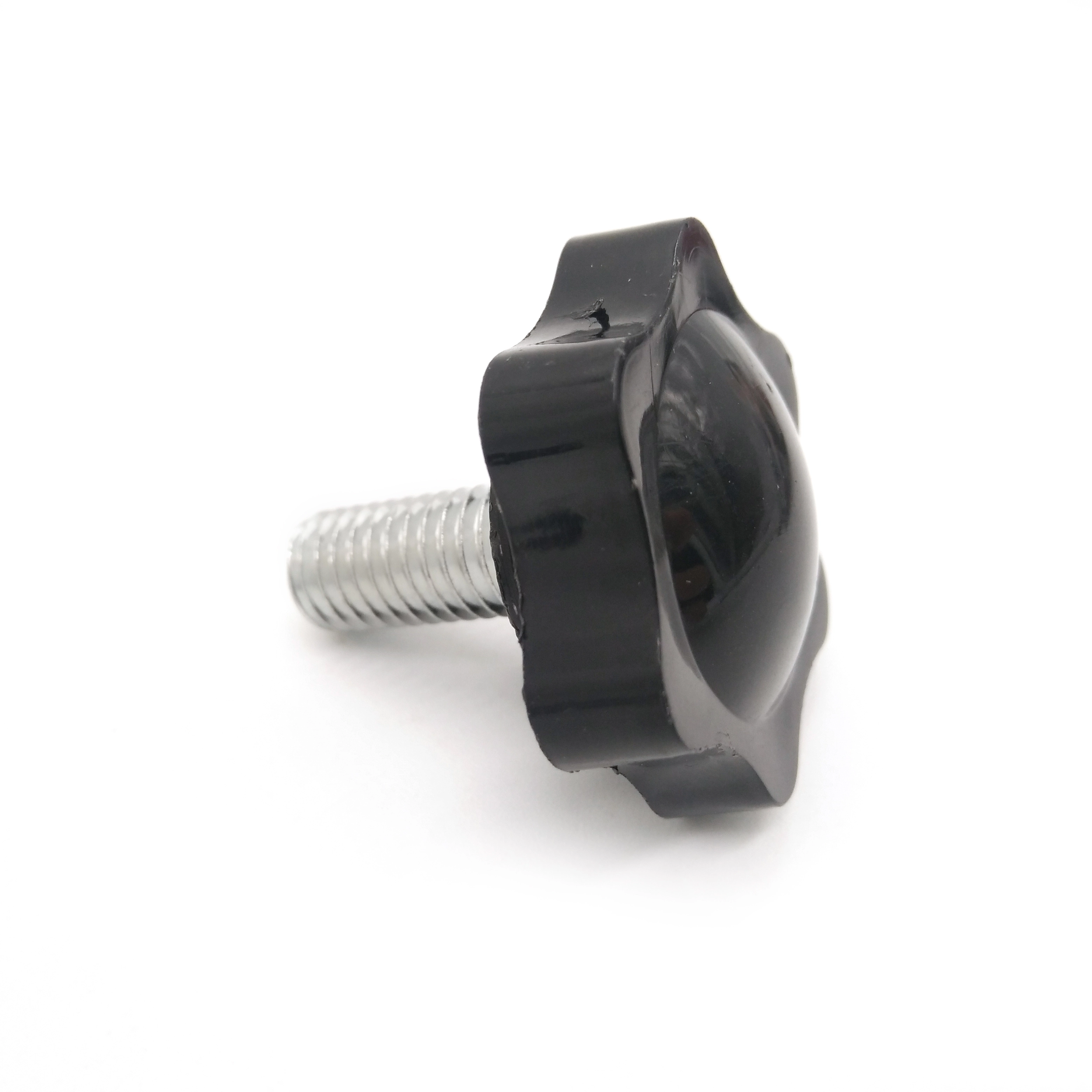 Chuanghe - Hot sales Plastic Black Round Head Knurled Knob Grips Thumb Screws Handle 1
