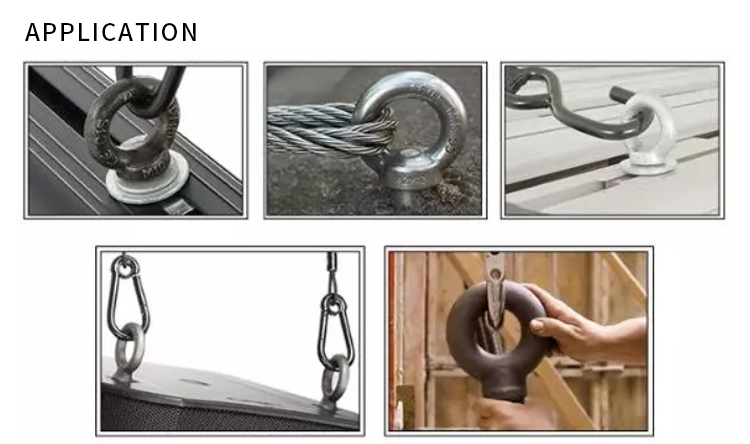 Chuanghe - Chins factory custom galvanized stainless steel DIN580 bolt collar eyebolt lifting eye bolt eye bolts 10